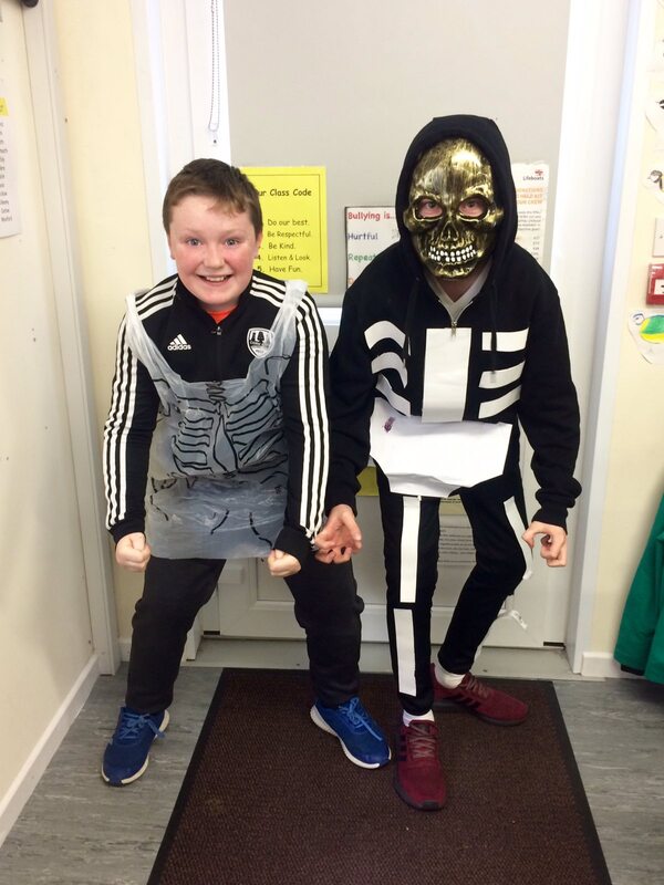 Halloween Recycled Costume Competition - St Colman's Boys' School, Kanturk.